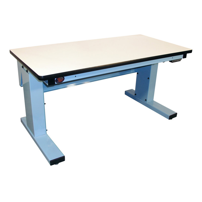ProLine Workstation with Electric Adjustable Height Workbench Wayfair